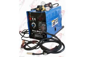  DUAL MIG WELDER 131 GAS / NO GAS 2 WAY WELDING MACHINE 110V AUTO WIRE FEED 